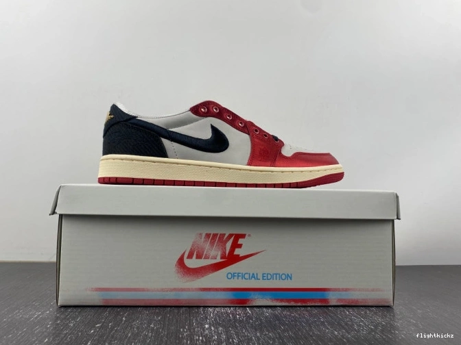 OG FN0432-100 Room Trophy Air Away Jordan 1 Low x 0717
